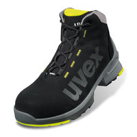 uvex Sicherheitsschuhe Stiefel 8545 S2, Farbe: schwarz/gelb, Größen: 35-52 Version: 36 - Größe 36