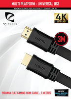 PIRANHA HIGH SPEED HDMI CABLE 3M 397602