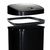 Abfallsammler / Mülleimer CLEAN VI mit Sensor 68L Stahl schwarz hjh OFFICE