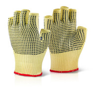 Beeswift Reinforced Fingerless Dotted Glove 08