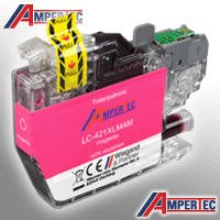Ampertec Tinte kompatibel mit Brother LC-421XLM magenta