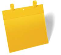 DURABLE Gitterboxtasche mit Schlaufe A4 quer, gelb
