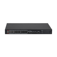 Dahua Technology PoE DH-PFS4226-24GT2GF-360 Managed L2 Gigabit Ethernet (10/100/1000) Power over Ethernet (PoE) 1U Black
