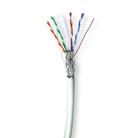 Nedis CCBG8528GY305S netwerkkabel Grijs 305 m Cat6 S/FTP (S-STP)