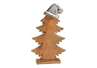 G. Wurm Christmas tree Dekorative Statue & Figur Braun Metall, Holz