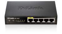 D-Link DES-1005P hálózati kapcsoló Beállítást nem igénylő (unmanaged) Ethernet-áramellátás (PoE) támogatása Fekete