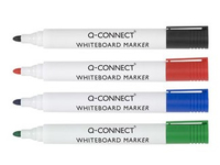Q-CONNECT KF26038 marker 4 pc(s) Brush tip Black, Blue, Green, Red