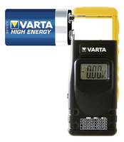 Varta 891101401 battery tester Black, Yellow