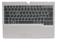 Fujitsu FUJ:CP628768-XX laptop reserve-onderdeel Behuizingsvoet + toetsenbord