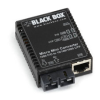 Black Box LMC4004A konwerter sieciowy 1000 Mbit/s 1310 nm Pojedynczy Czarny