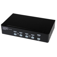 StarTech.com Switch KVM dual link DVI USB alta risoluzione a 4 porte con audio