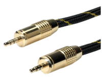 ROLINE 11.88.4285 Audio-Kabel 5 m 3.5mm Schwarz, Gold