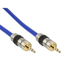 Kindermann 5766000102 Audio-Kabel 2 m 3.5mm Blau