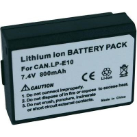 Conrad CANON LPE10 batterij voor camera's/camcorders Lithium-Ion (Li-Ion) 800 mAh