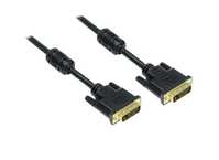 Alcasa DVI-D 24+1 3m DVI kabel Zwart