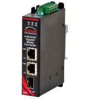 Red Lion SLX-3EG-1SFP netwerk-switch Unmanaged Gigabit Ethernet (10/100/1000) Zwart, Rood