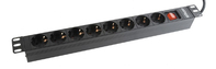 EnerGenie EG-PDU-012 power distribution unit (PDU) 8 AC outlet(s) 1U Black