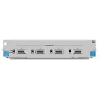 HPE 4-port 10GbE CX4 network switch module 10 Gigabit