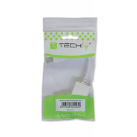 Techly IADAP-DP-HDMIF2 adaptador de cable de vídeo 0,15 m DisplayPort Blanco