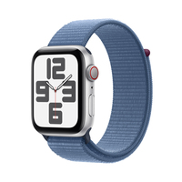 Apple Watch SE OLED 44 mm Digitaal 368 x 448 Pixels Touchscreen 4G Zilver Wifi GPS