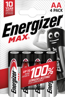Energizer MAX AA Egyszer használatos elem Lúgos