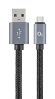 Cablexpert CCB-MUSB2B-AMCM-6 USB-kabel 1,8 m USB 2.0 USB A USB C Zwart