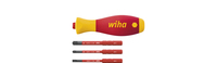 Wiha Screwdriver with bit holder set SoftFinish slimVario electric