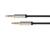 Python GC-M0230 audio kabel 3 m 3.5mm XLR (4-pin) Zwart