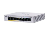 Cisco CBS110-8PP-D Unmanaged L2 Gigabit Ethernet (10/100/1000) Power over Ethernet (PoE) Grijs