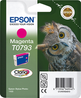 Epson Owl Singlepack Magenta T0793 Claria Photographic Ink
