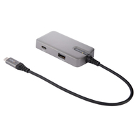 StarTech.com USB C Multiport Adapter, USB Type-C naar 4K 60Hz HDMI 2.0, 100W Power Delivery Pass-through, 3-Port 10Gbps USB Hub, Compacte USB C Mini Dock, 25cm Kabel
