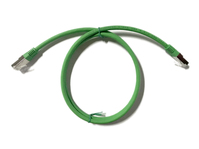 Equip Cat.6A Platinum S/FTP Patch Cable, Green, 1m, 200pcs/set
