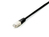 Equip 645697 hálózati kábel Fekete 0,5 M Cat6a S/FTP (S-STP)