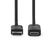 Nedis CCGP37108BK18 câble vidéo et adaptateur 1,8 m HDMI Type A (Standard) DisplayPort Noir