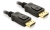 DeLOCK Cable Displayport 3m male - male Gold Fekete