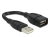 DeLOCK 15cm USB 2.0 USB Kabel 0,15 m USB A Schwarz