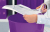 Leitz WOW Office scissors Straight cut Purple, White