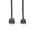 Nedis CCGL37101BK20 adaptador de cable de vídeo 2 m DisplayPort HDMI Negro