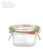 Weck Sturz-Glas 50 ml mit Glasdeckel