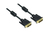 Alcasa DVI-D 24+1 3m DVI kabel Zwart