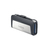 SanDisk Drive USB Ganda Ultra Tipe-C 256 GB pamięć USB USB Type-A / USB Type-C 3.2 Gen 1 (3.1 Gen 1) Szary, Srebrny