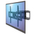 Manhattan Universal TV-Wandhalterung, neig- und schwenkbar, Ein Arm, geeignet für Flachbildschirme und Curved Displays von 37" bis 70"* und bis zu 50 kg