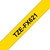Brother TZE-FX621 ruban d'étiquette Noir sur jaune