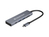 Conceptronic DONN23G laptop dock & poortreplicator Bedraad USB 3.2 Gen 1 (3.1 Gen 1) Type-C Grijs