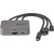 StarTech.com CDPHDMDP2HD video átalakító kábel 0,27 M HDMI + USB HDMI + Mini DisplayPort + USB Type-C Fekete, Ezüst