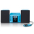 Lenco MC-013BU hordozható sztereó rendszer Digitális 4 W FM Kék MP3-lejátszás