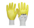 Cimco 141275 beschermende handschoen Werkplaatshandschoenen Wit, Geel 2 stuk(s)