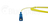 BlueOptics SFP2122BU3MS Glasfaserkabel 3 m LC SC OS2 Gelb