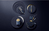 Caran d-Ache Cosmic Blue Zwart Intrekbare balpen met klembevestiging 1 stuk(s)