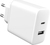 eSTUFF ES637031 mobile device charger Smartphone White AC Fast charging Indoor